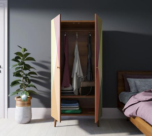 купить Шкаф малый двухстворчатый "Berber" принт 16 арт BB08/Print_16