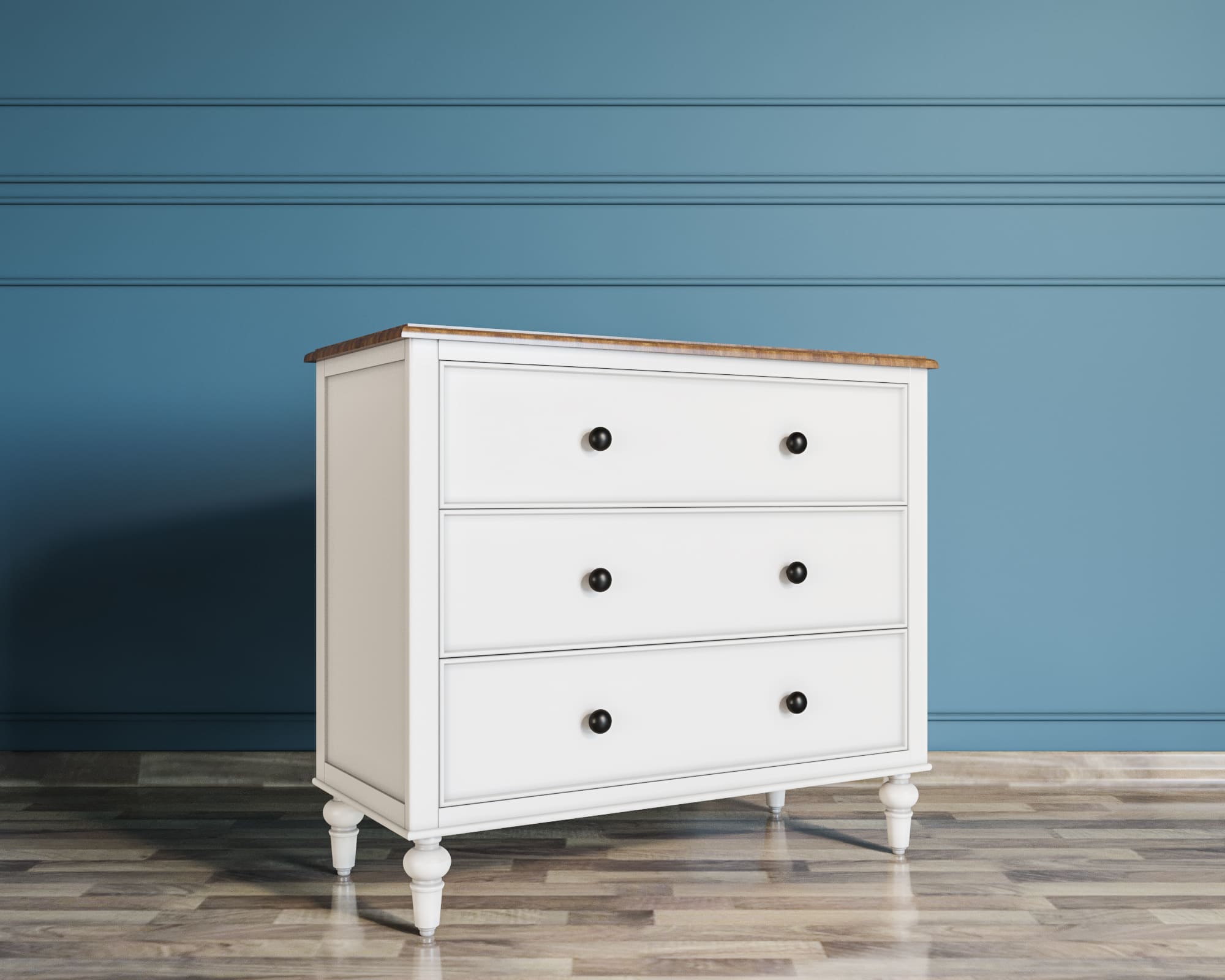 заказать Комод 3 ящика "Odri" арт od2135 в Москве заказать Комод 3 ящика "Odri" арт od2135