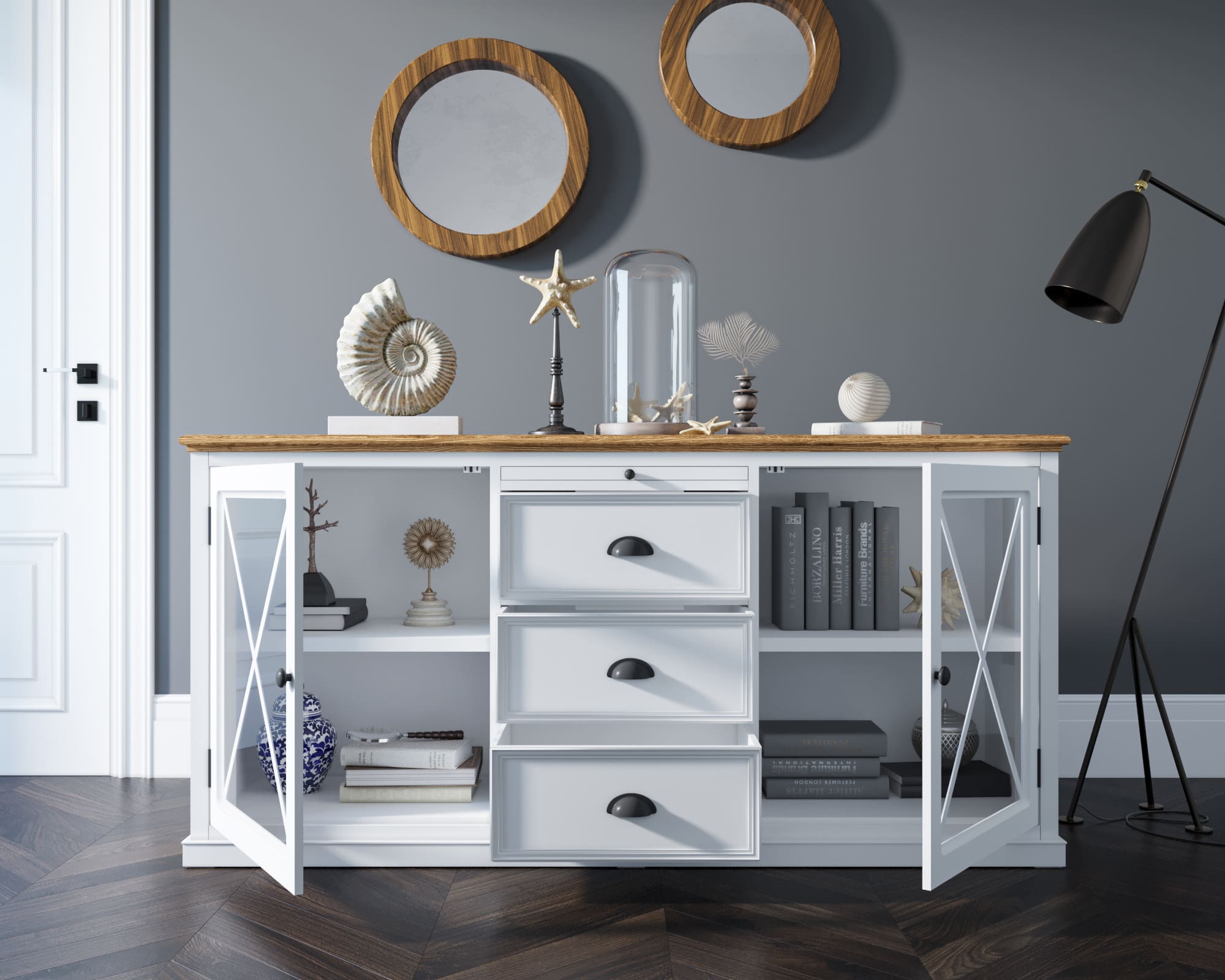 купить Комод "Palermo" с дверками арт PL1051