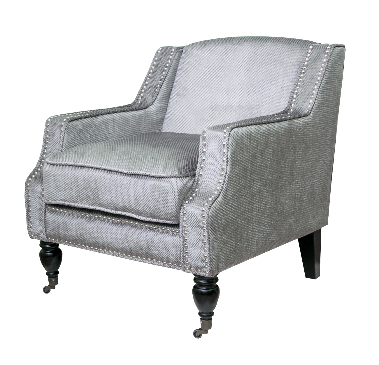 Полукресло для камина Mart Rich цвет серый в интернет-магазине