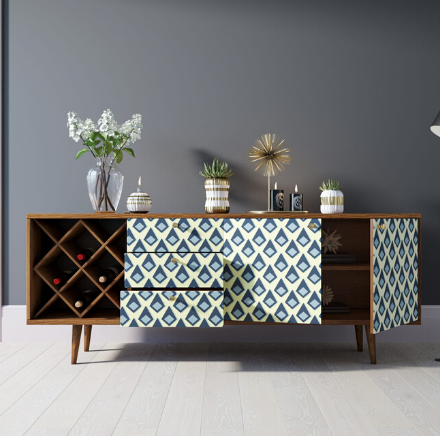 купить Комод "Berber" удлиненный с бутылочницей 13 принт арт BB15/Print_13