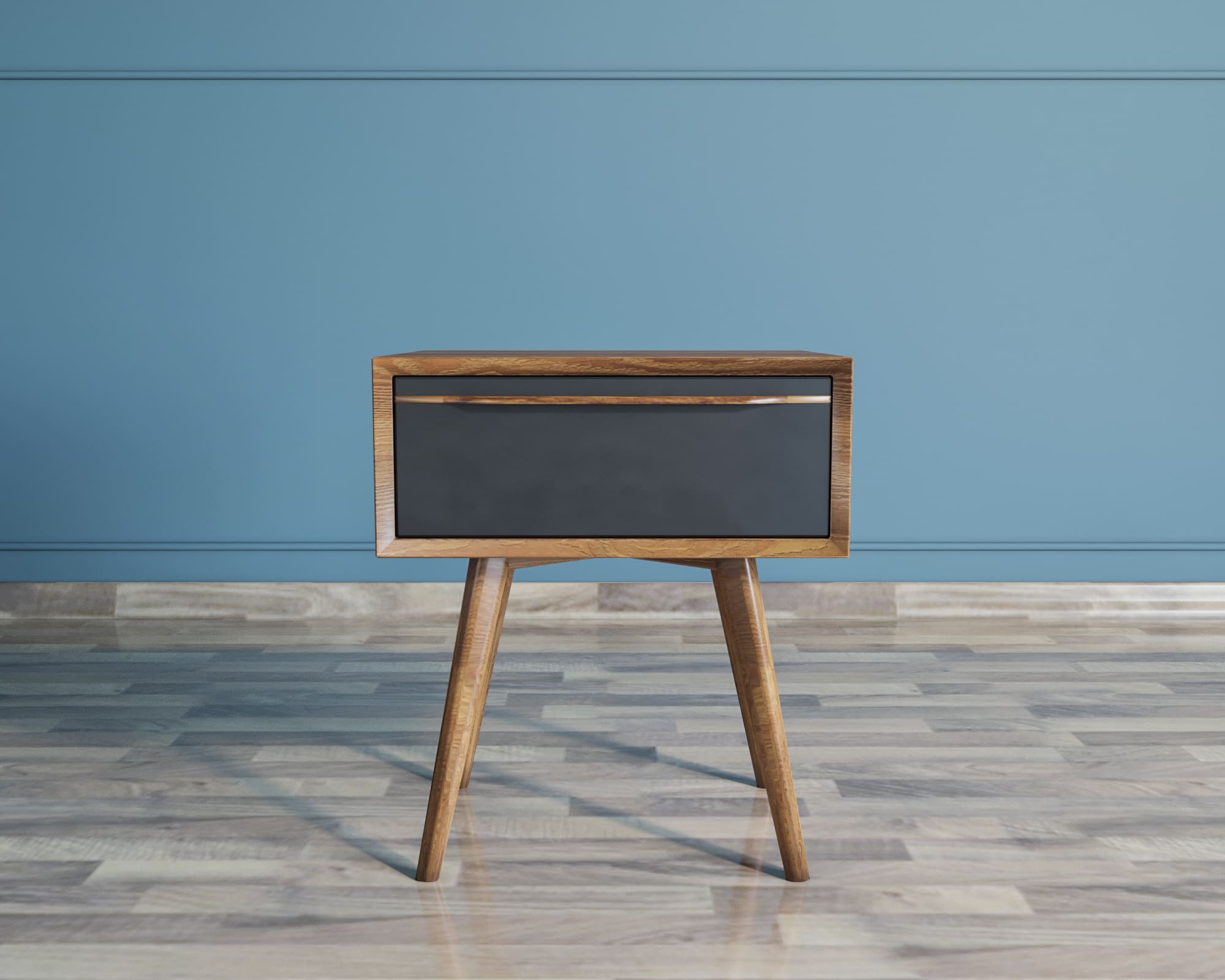 фото Тумба для прихожей "Bruni Black" с ящиком арт BR-11Black