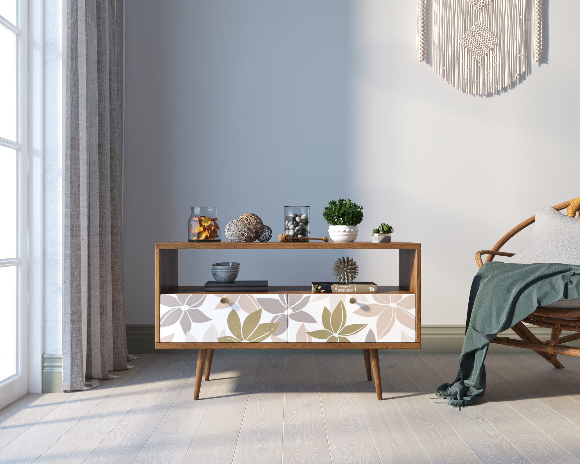 Консоль "Berber" с двумя ящиками принт 27 арт BB22/Print_27 в интернет-магазине в Москве Консоль "Berber" с двумя ящиками принт 27 арт BB22/Print_27 в интернет-магазине