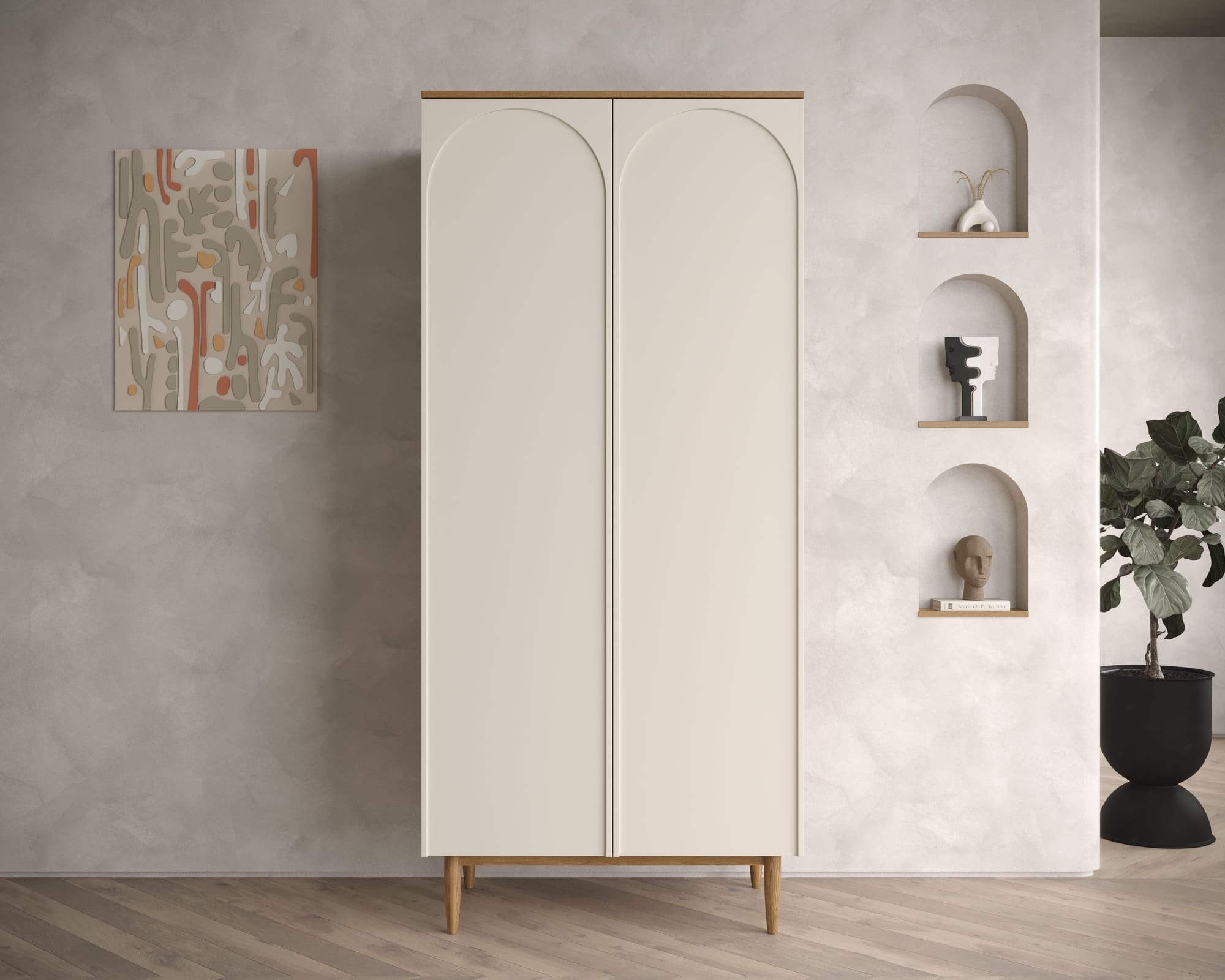 заказать Шкаф двухстворчатый высокий "Arka" AR13 в Москве заказать Шкаф двухстворчатый высокий "Arka" AR13