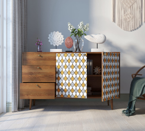 купить Комод "Berber" с двумя дверками и ящиками 22 принт арт BB05/Print_22 в Москве купить Комод "Berber" с двумя дверками и ящиками 22 принт арт BB05/Print_22