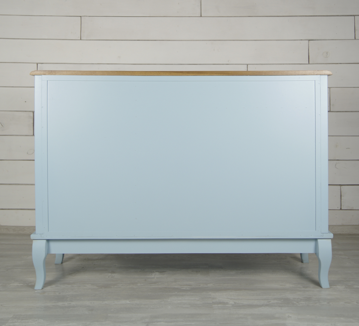 Комод "Leontina Blue" (3 ящика и 3 двери) арт ST9344B в интерьере