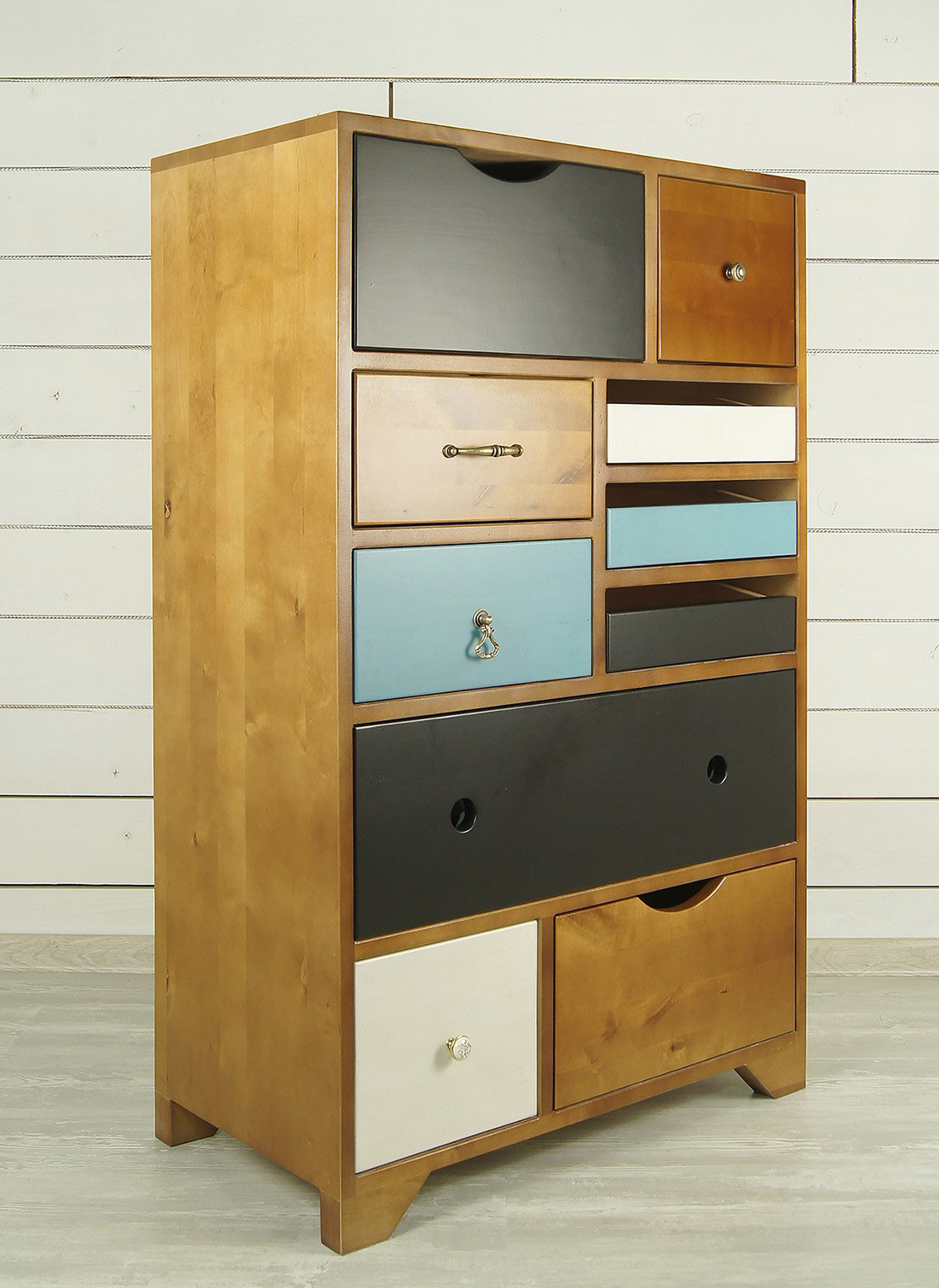 заказать Комод универсальный «Aquarelle Birch» 10 ящиков арт RE-14ETG/4