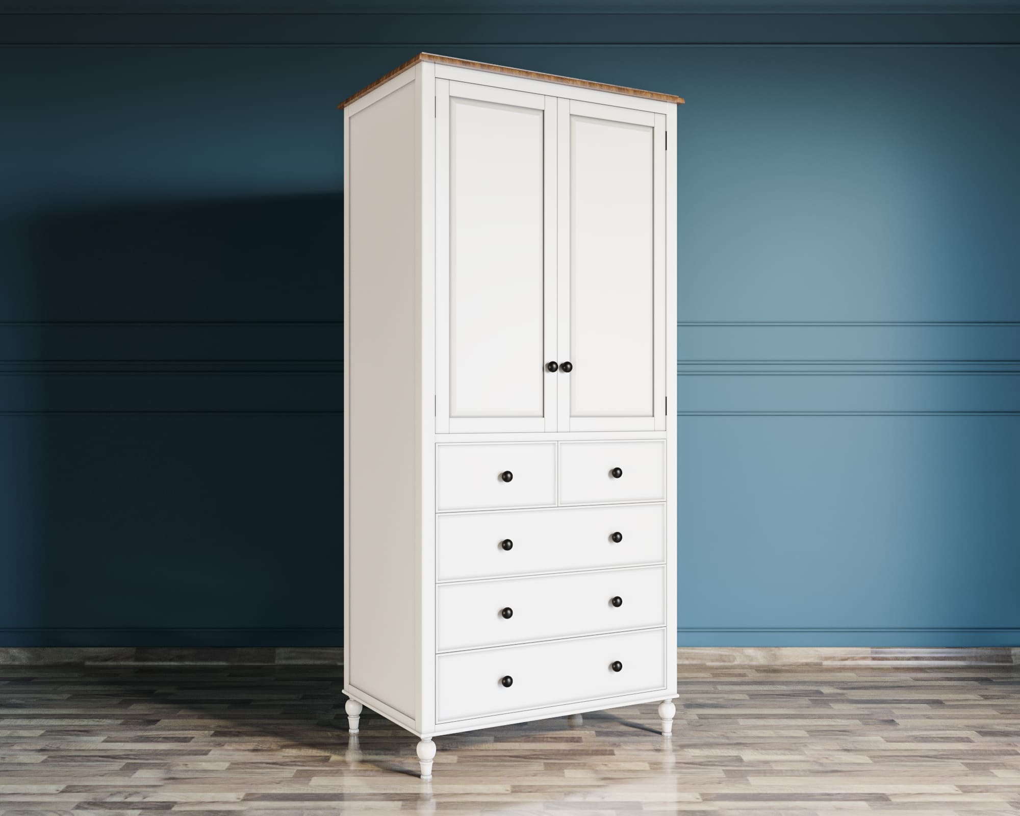 заказать Шкаф двухстворчатый "Odri" с 5 ящиками арт od2127KR5 в Москве заказать Шкаф двухстворчатый "Odri" с 5 ящиками арт od2127KR5