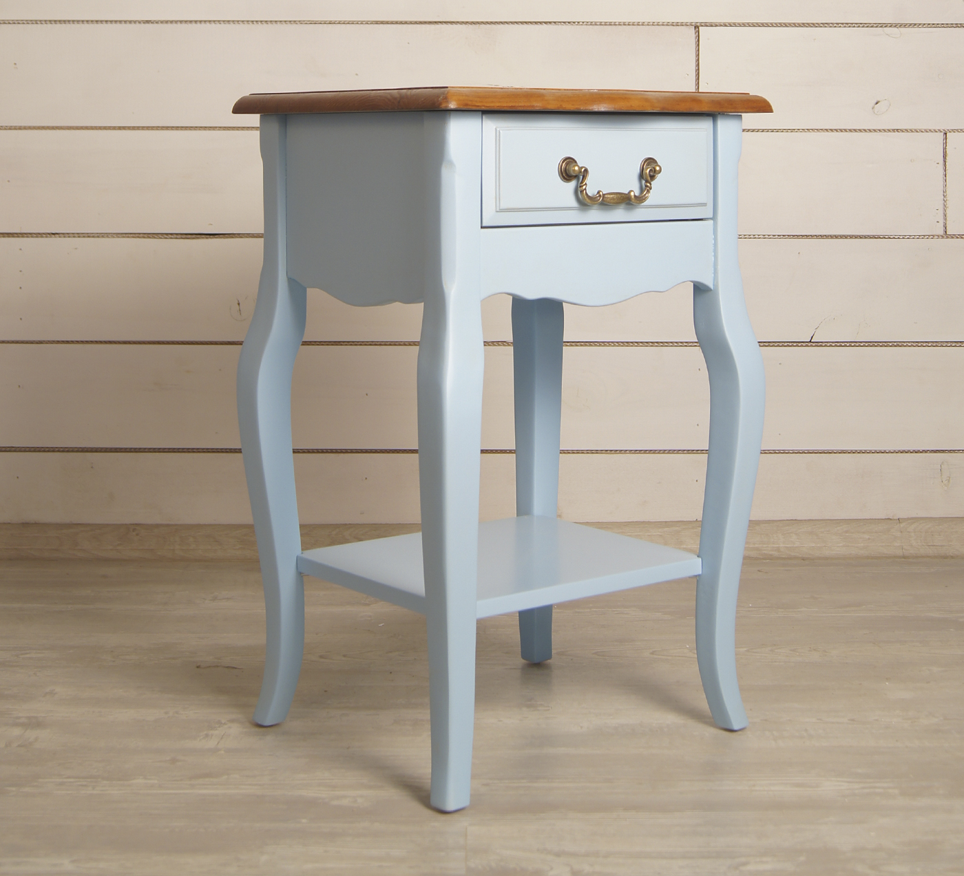 купить Прикроватная тумба "Leontina Blue" с одним ящиком арт ST9302SB