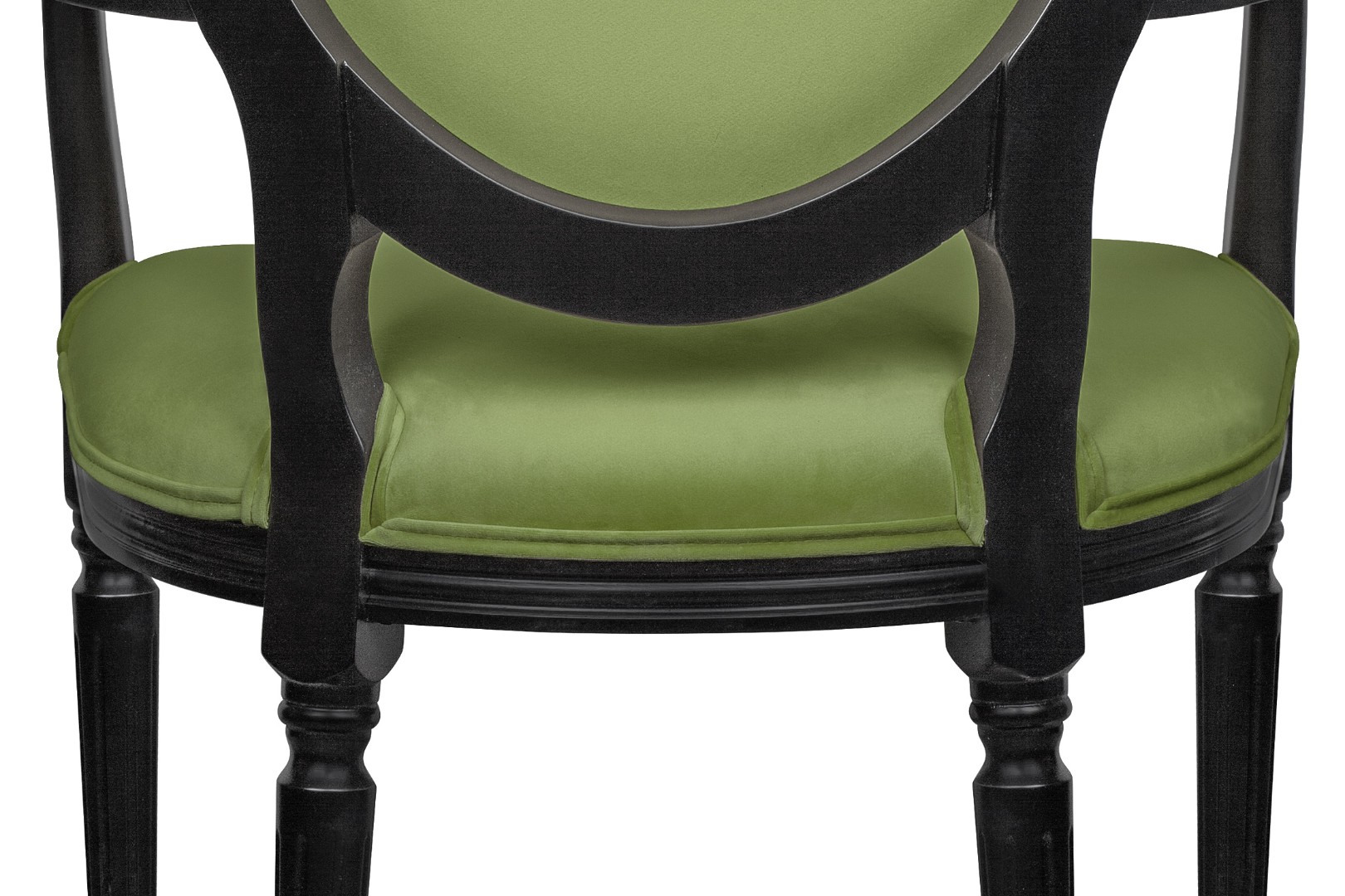 фото Мягкий стул с подлокотниками Delo Kora Arm Green в интерьере