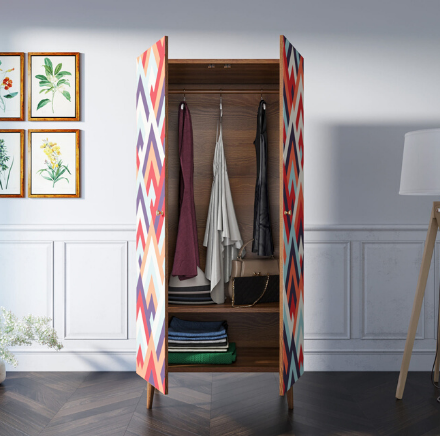 купить Шкаф малый двухстворчатый "Berber" принт 2 арт BB08/Print_02