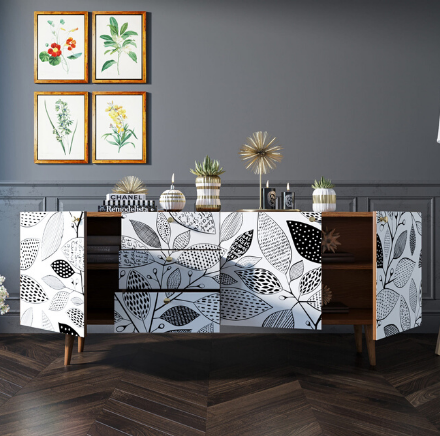 Комод "Berber" удлиненный принт 9 арт BB11/Print_09