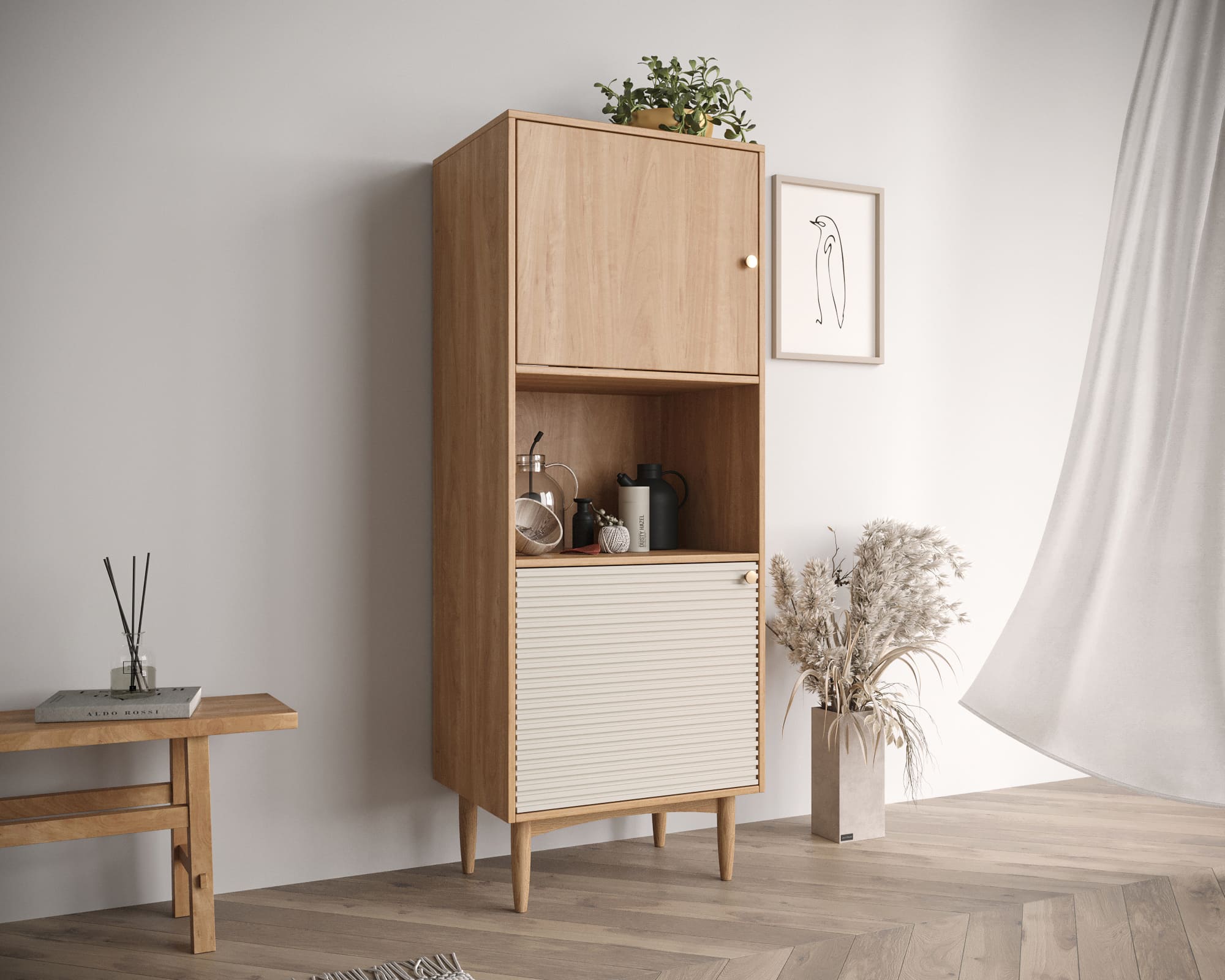 заказать Буфет узкий Bubble Solid арт BBL07S