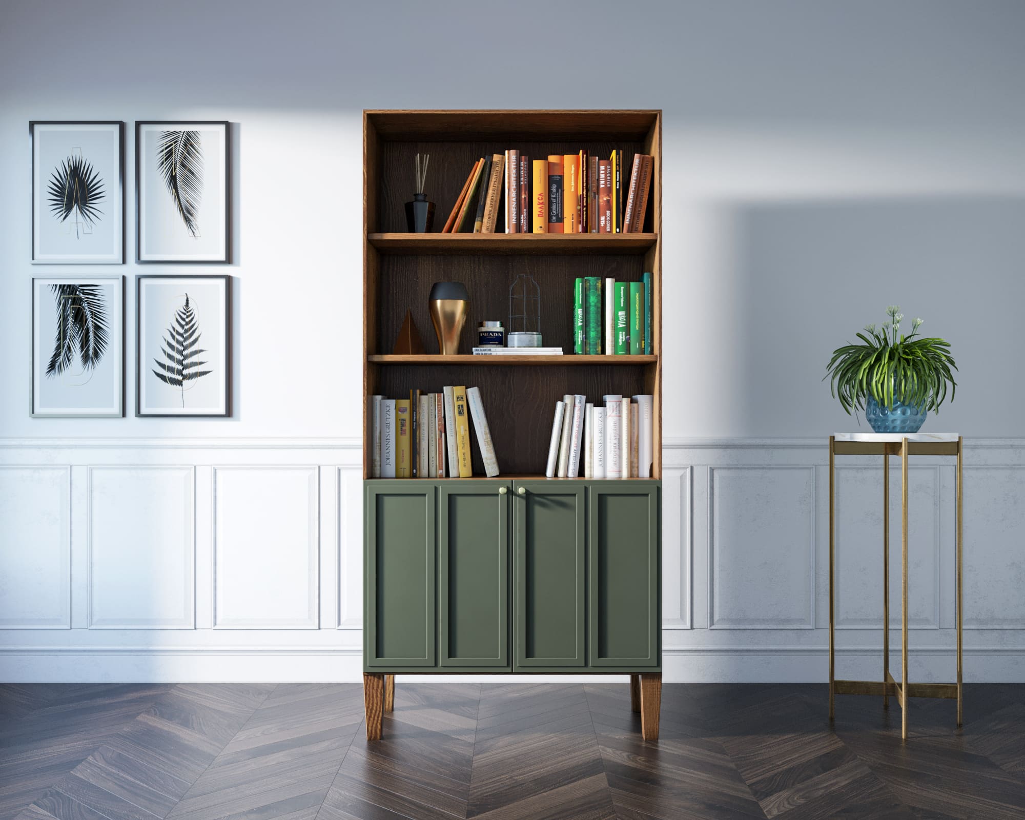 Стеллаж двухстворчатый "Andersen" арт AN12/2 в интернет-магазине