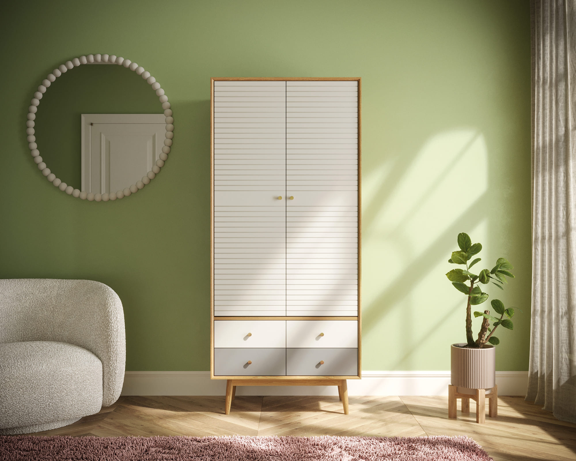 Шкаф в скандинавском стиле "Pollo" арт POL18 в интернет-магазине в Москве Шкаф в скандинавском стиле "Pollo" арт POL18 в интернет-магазине