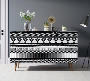 купить Комод "Berber" с двумя дверками и ящиками принт 19 арт BB17/Print_19