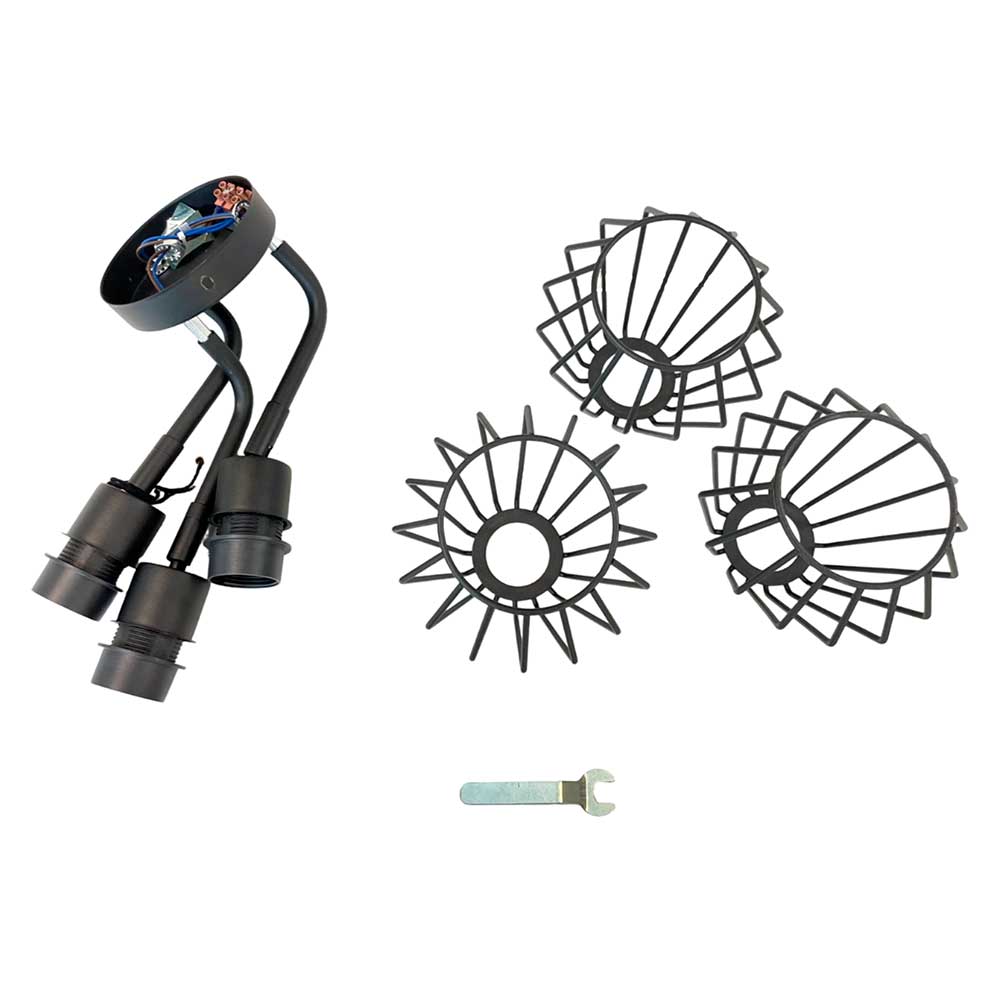 фото 31531 Люстра TARBES, 3x60W(E27), сталь, черный