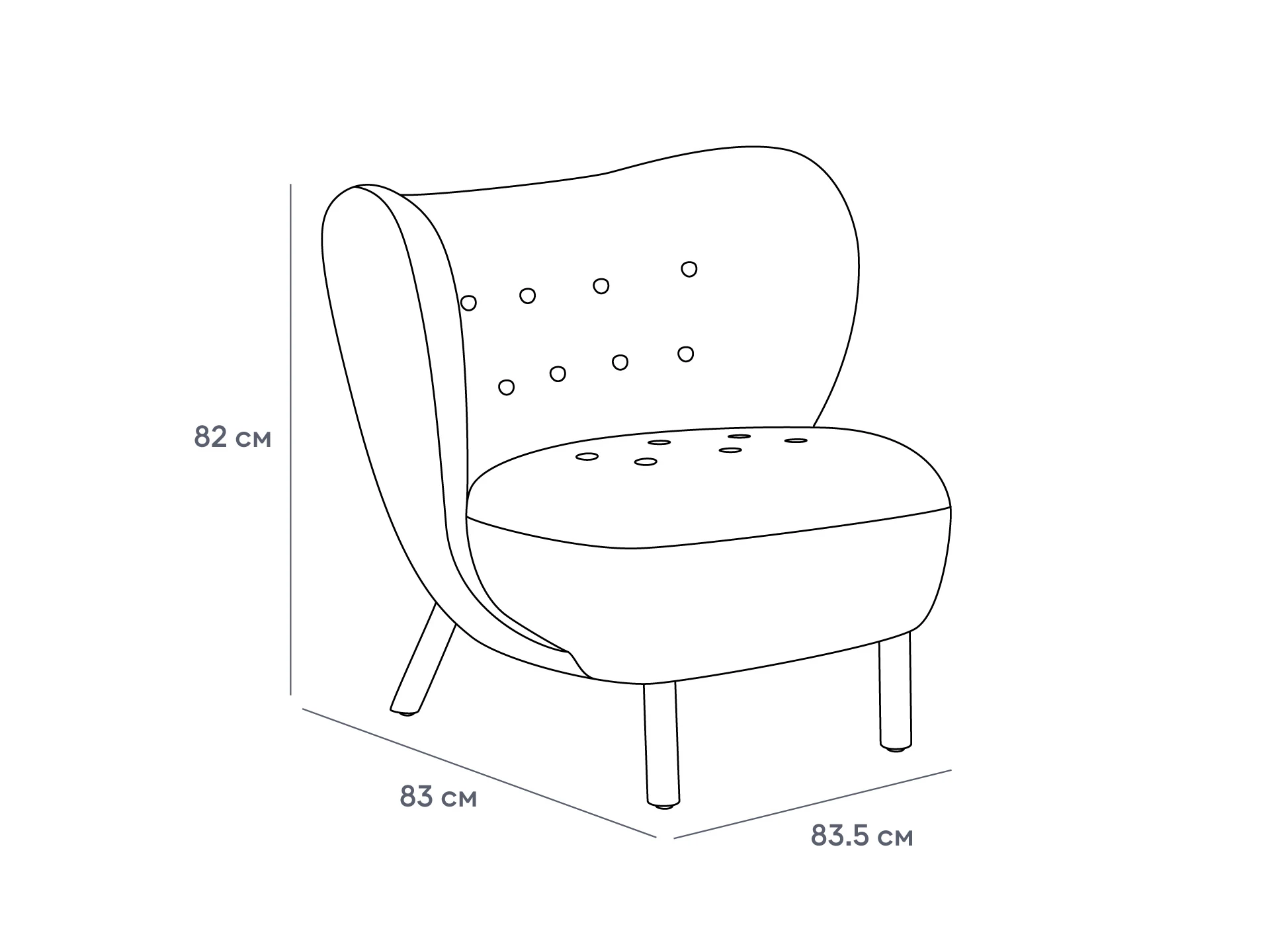 фото Кресло Lounge Wood в интерьере