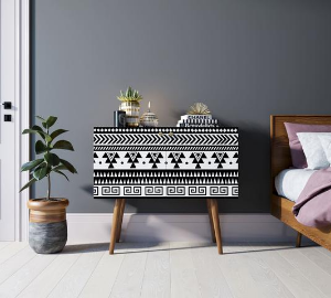 Комод на высоких ножках "Berber" малый принт 19 арт BB13/Print_19 в Москве Комод на высоких ножках "Berber" малый принт 19 арт BB13/Print_19