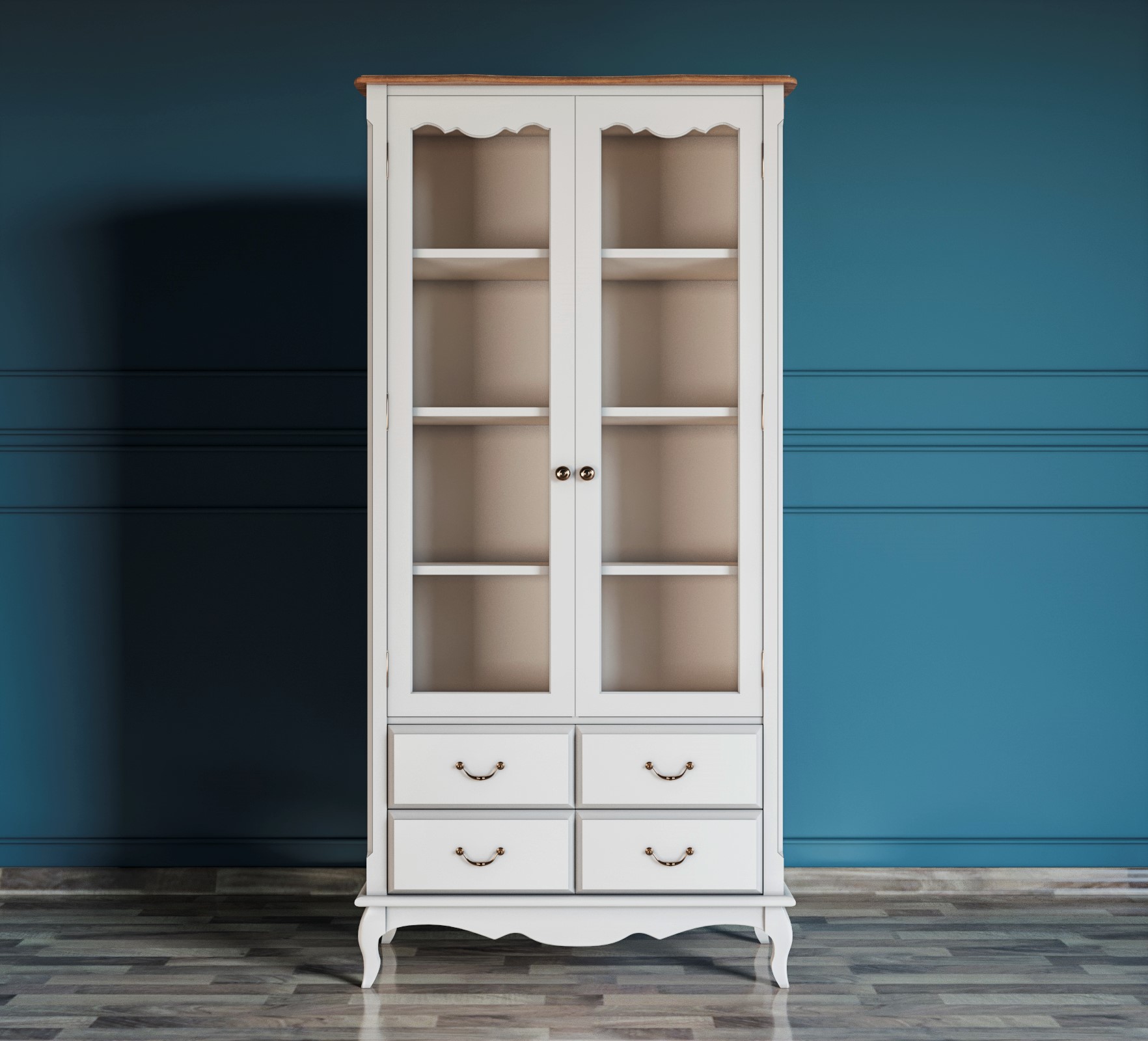 фото Шкаф "Leontina" для посуды высокий 4 ящика арт ST9355/4 в Москве фото Шкаф "Leontina" для посуды высокий 4 ящика арт ST9355/4