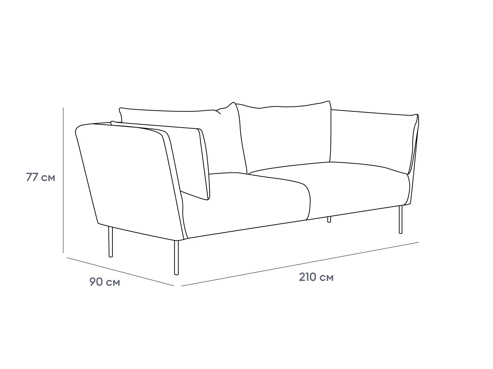 фото Диван Copenhagen 2-местный в интерьере в Москве фото Диван Copenhagen 2-местный в интерьере