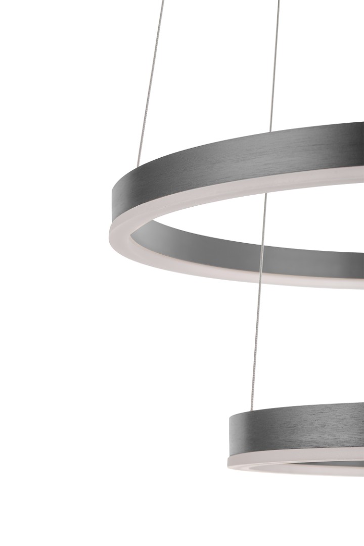 купить Люстра Orblaze 2 rings 600 black