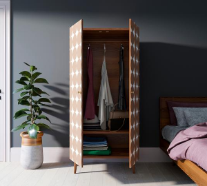 купить Шкаф малый двухстворчатый "Berber" принт 17 арт BB08/Print_17