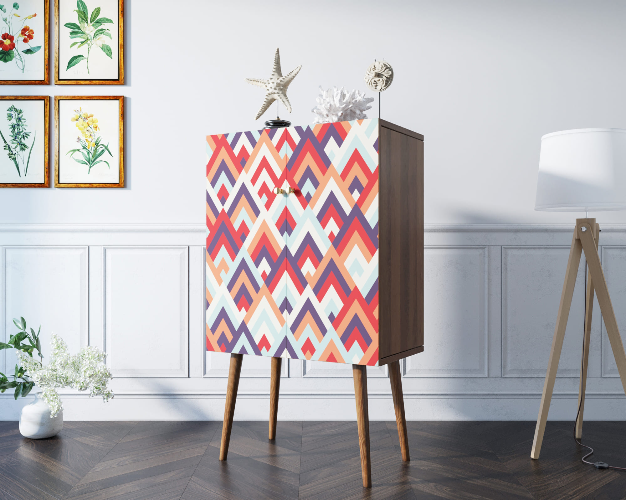 фото Комод на высоких ножках "Berber" 2 принт арт BB09/Print_02 в Москве фото Комод на высоких ножках "Berber" 2 принт арт BB09/Print_02