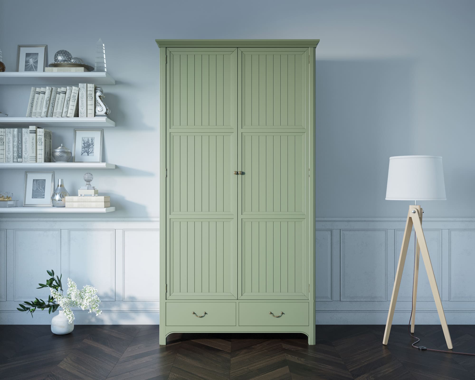 заказать Двухстворчатый шкаф "Olivia" арт GA2004 в Москве заказать Двухстворчатый шкаф "Olivia" арт GA2004