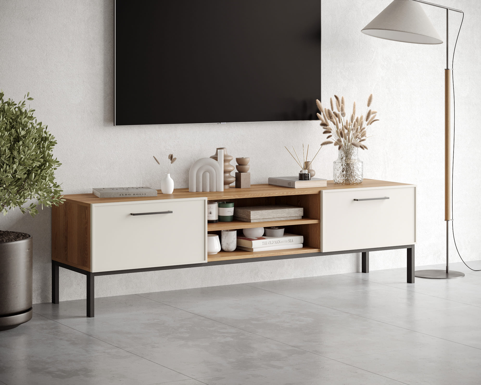 заказать Комод "Nicole" с нишей низкий под TV NR27 в Москве заказать Комод "Nicole" с нишей низкий под TV NR27