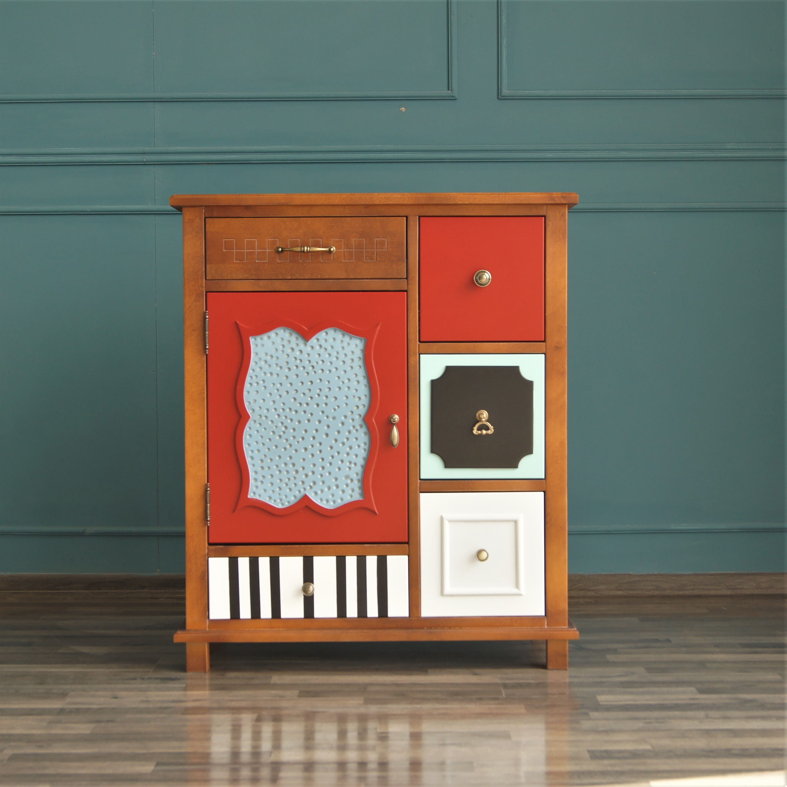 стильный Комод «Gouache Birch» универсальный арт M10595ETG/1