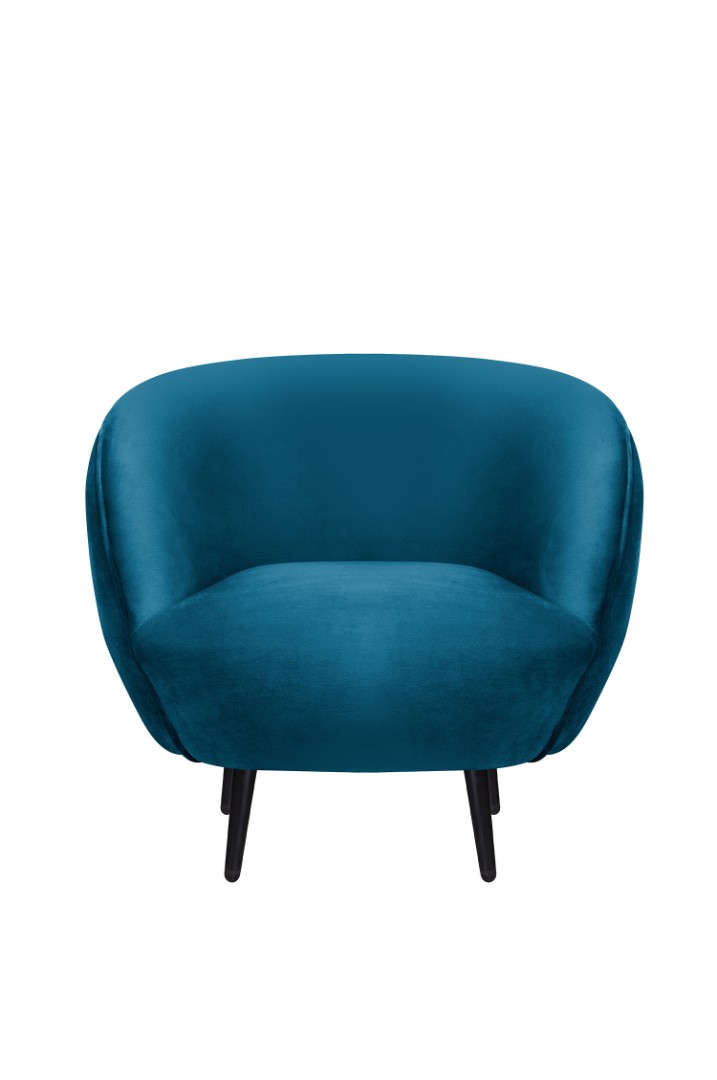 купить Мягкое кресло Small Benee Izumrud на черных ножках