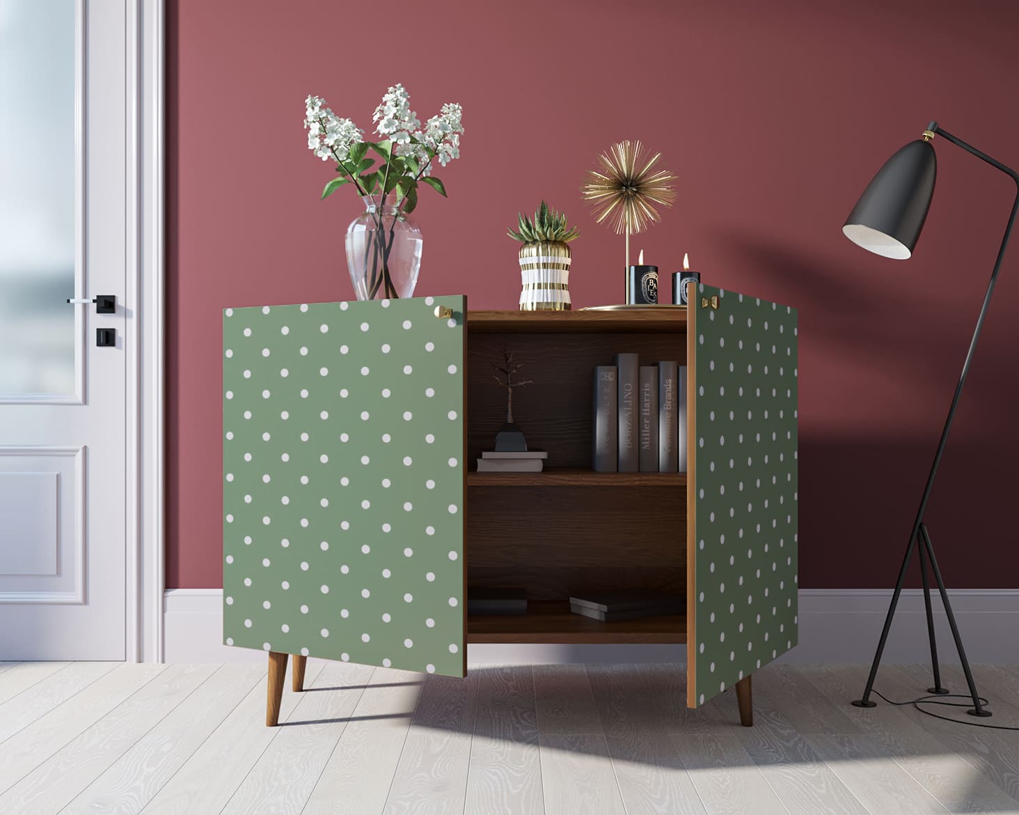 Комод "Berber" две дверки 12 принт арт BB04/Print_12 в интернет-магазине в Москве Комод "Berber" две дверки 12 принт арт BB04/Print_12 в интернет-магазине