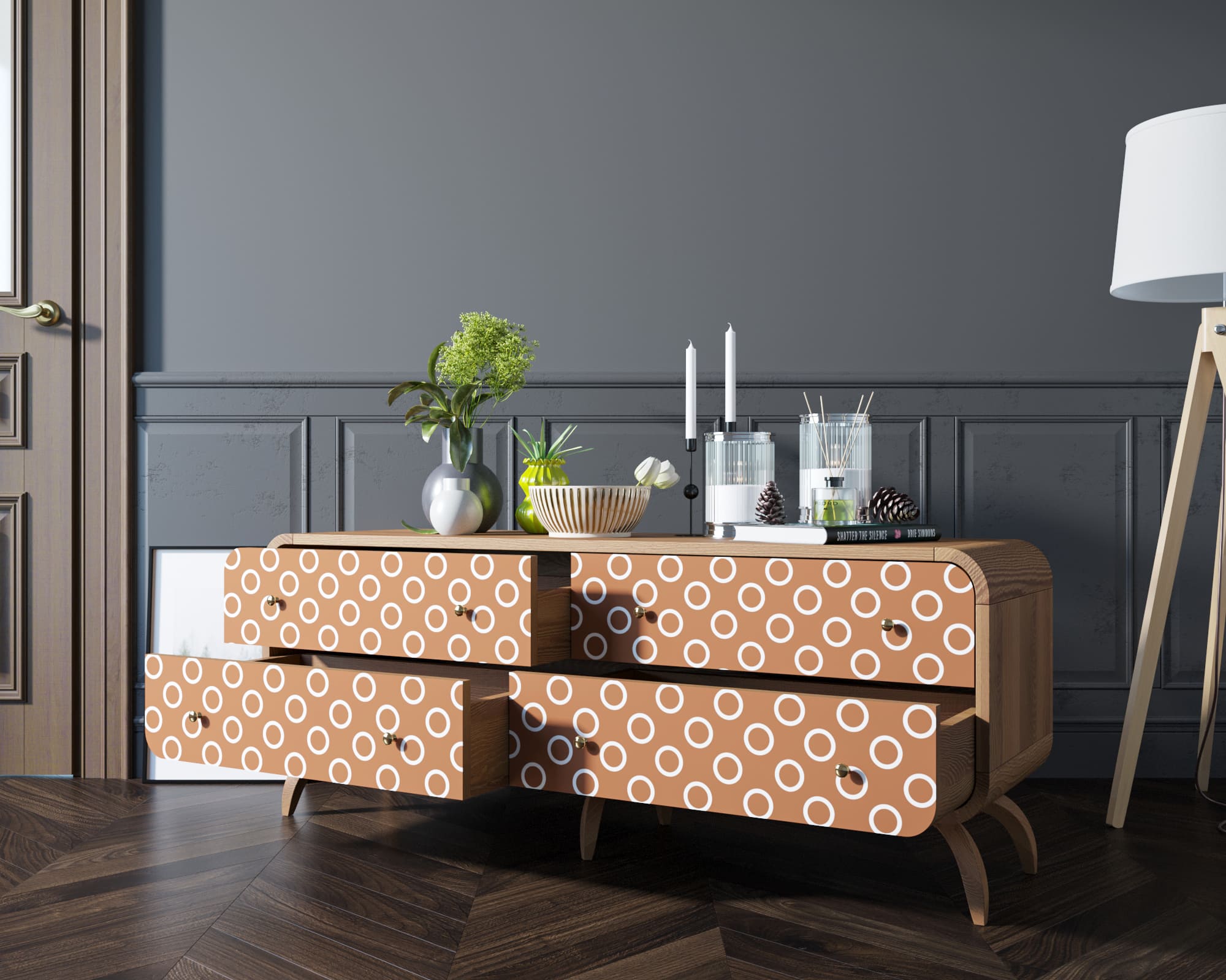 купить Комод "Ellipse print" c принтом 3 арт EL01/Print_3