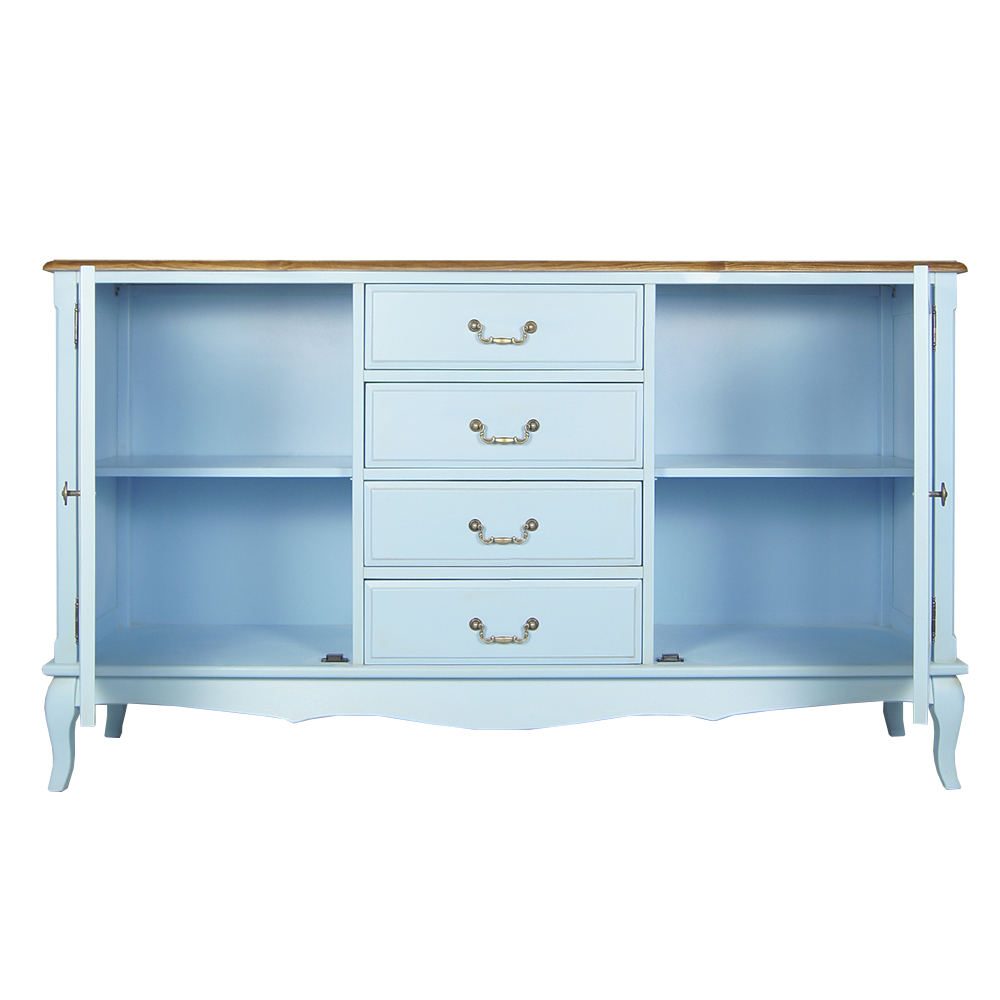 заказать Голубой комод Leontina с дверками и ящиками арт ST9351B в интернет-магазине в Москве заказать Голубой комод Leontina с дверками и ящиками арт ST9351B в интернет-магазине