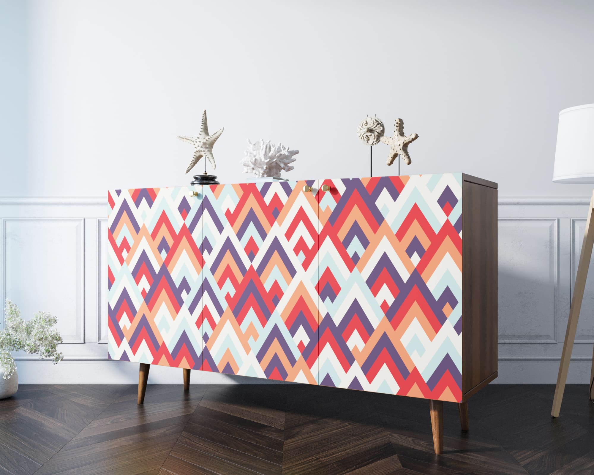 фото Комод "Berber" три дверки 2 принт арт BB01/Print_02 в Москве фото Комод "Berber" три дверки 2 принт арт BB01/Print_02