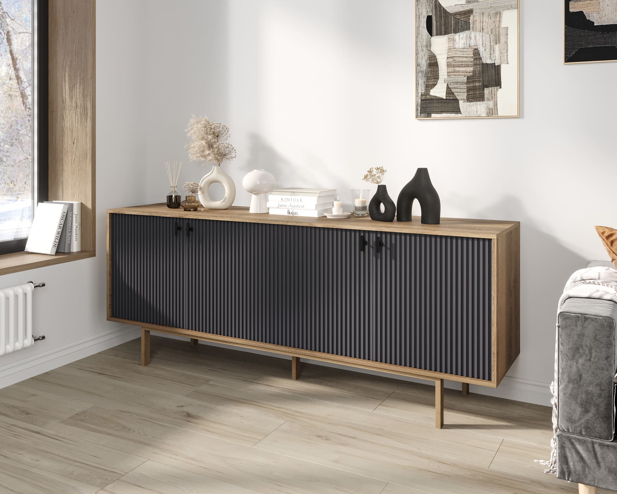 заказать Комод с четыремя дверками "Emerson" арт EM01/7024/L в Москве заказать Комод с четыремя дверками "Emerson" арт EM01/7024/L