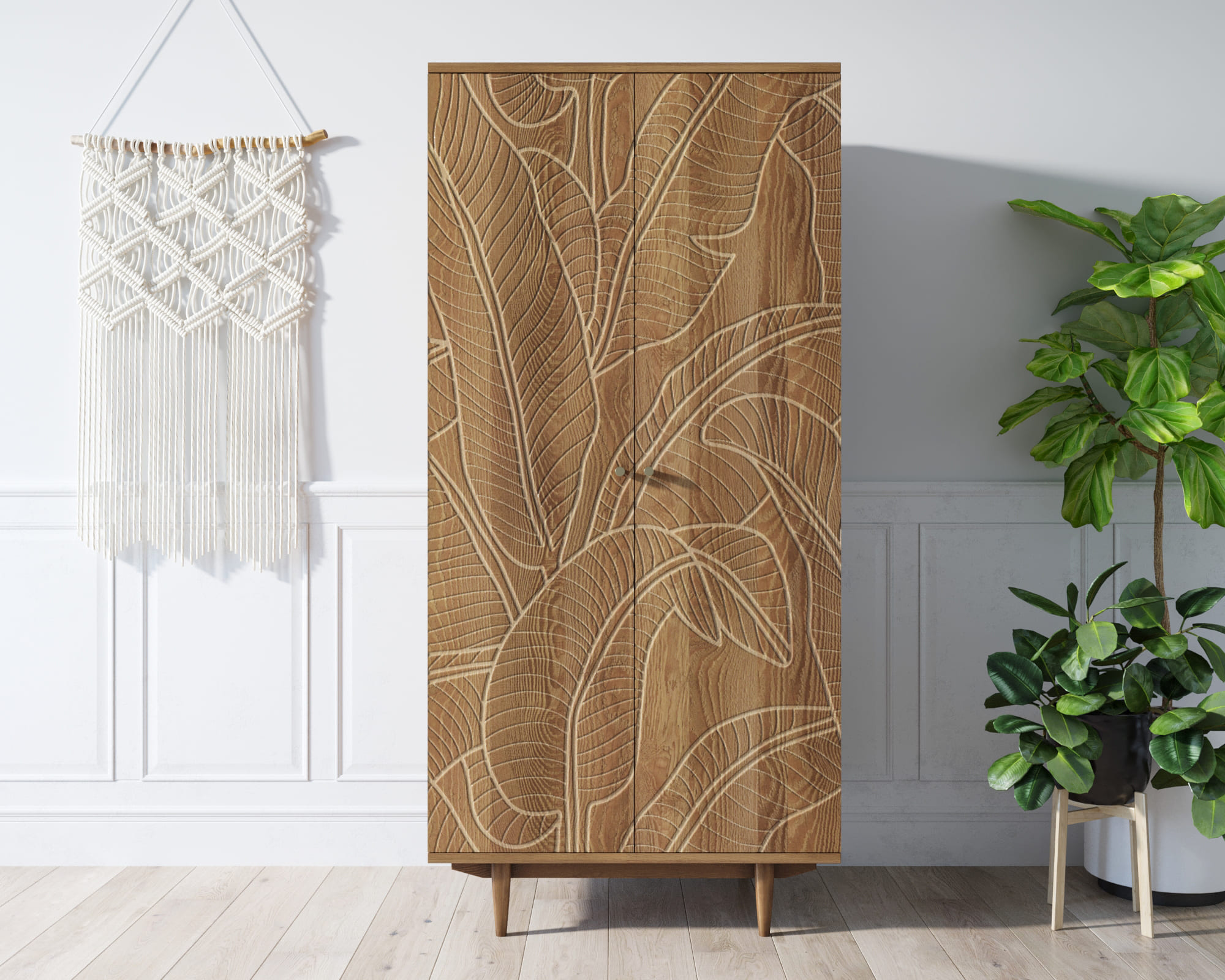 Шкаф "Boho" джангл арт BH11 в интернет-магазине в Москве Шкаф "Boho" джангл арт BH11 в интернет-магазине