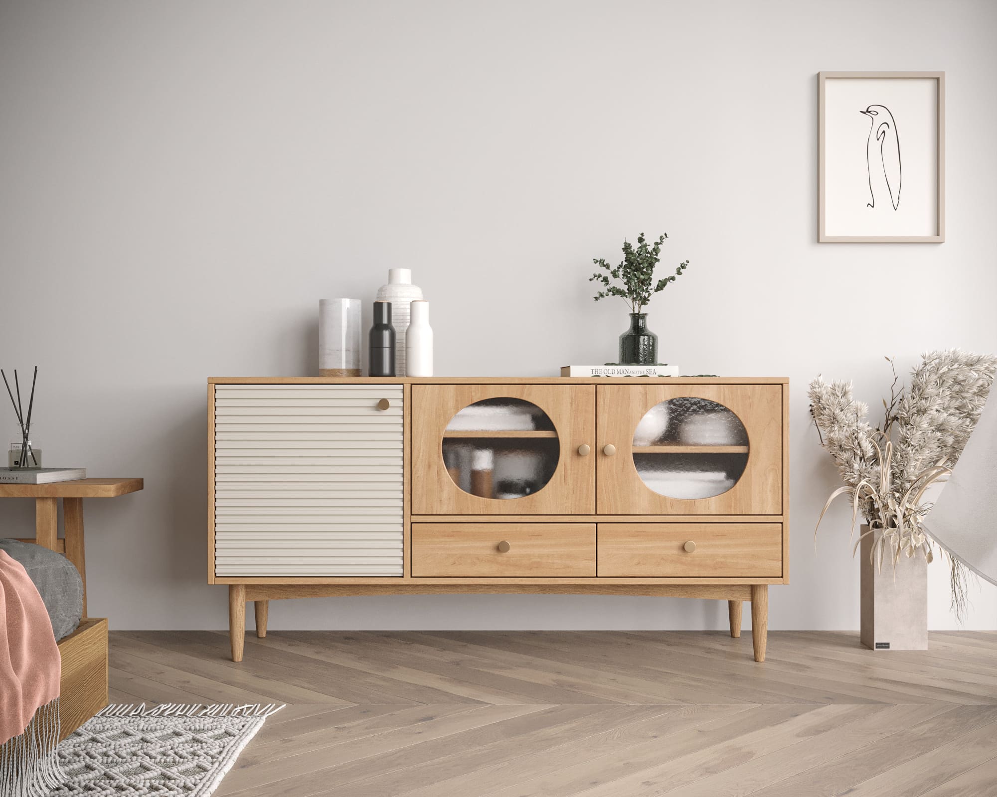 Комод "Bubble" с тремя дверками и двумя ящиками арт BBL03 в интернет-магазине в Москве Комод "Bubble" с тремя дверками и двумя ящиками арт BBL03 в интернет-магазине