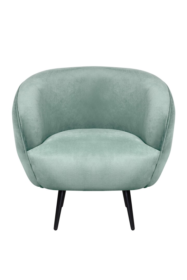 купить Мягкое кресло Benee Green на черных ножках