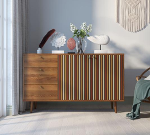 Комод "Berber" с двумя дверками и ящиками 20 принт арт BB05/Print_20