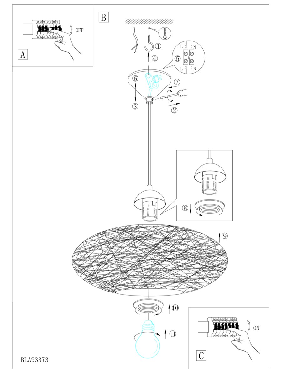 купить Подвесной потолочный светильник (люстра) CAMPILO 93374 в Москве купить Подвесной потолочный светильник (люстра) CAMPILO 93374