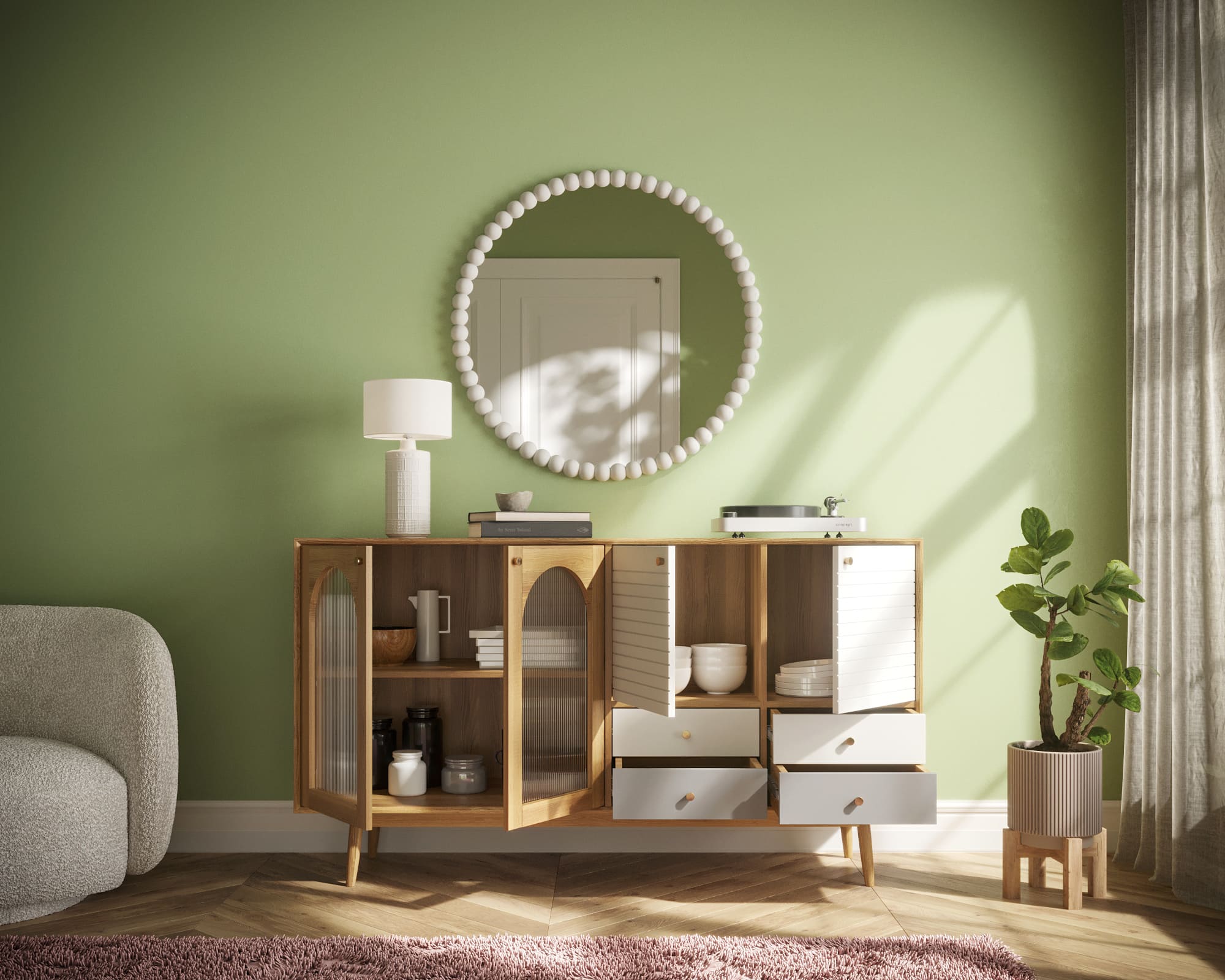 купить Комод "Pollo" с ящиками и дверками арт. POL01 в Москве купить Комод "Pollo" с ящиками и дверками арт. POL01