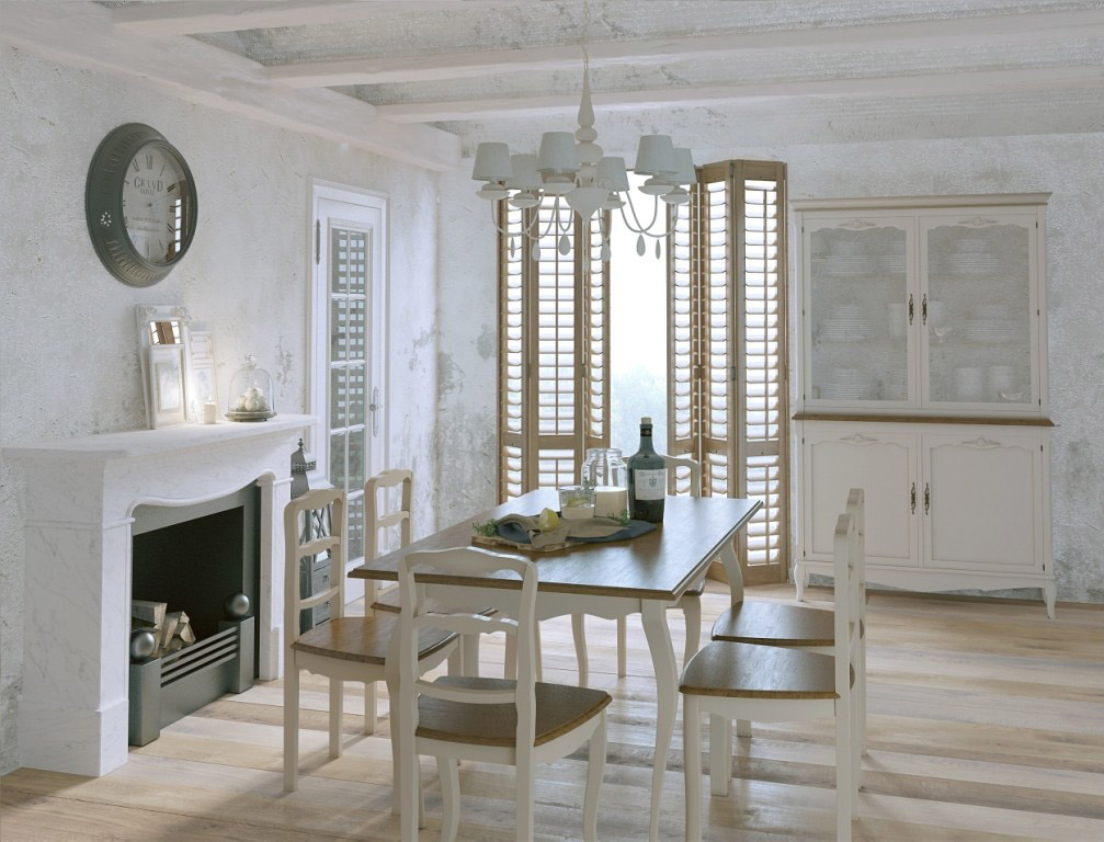 Интерьер столовой "Leontina" с буфетом арт Leontina-6