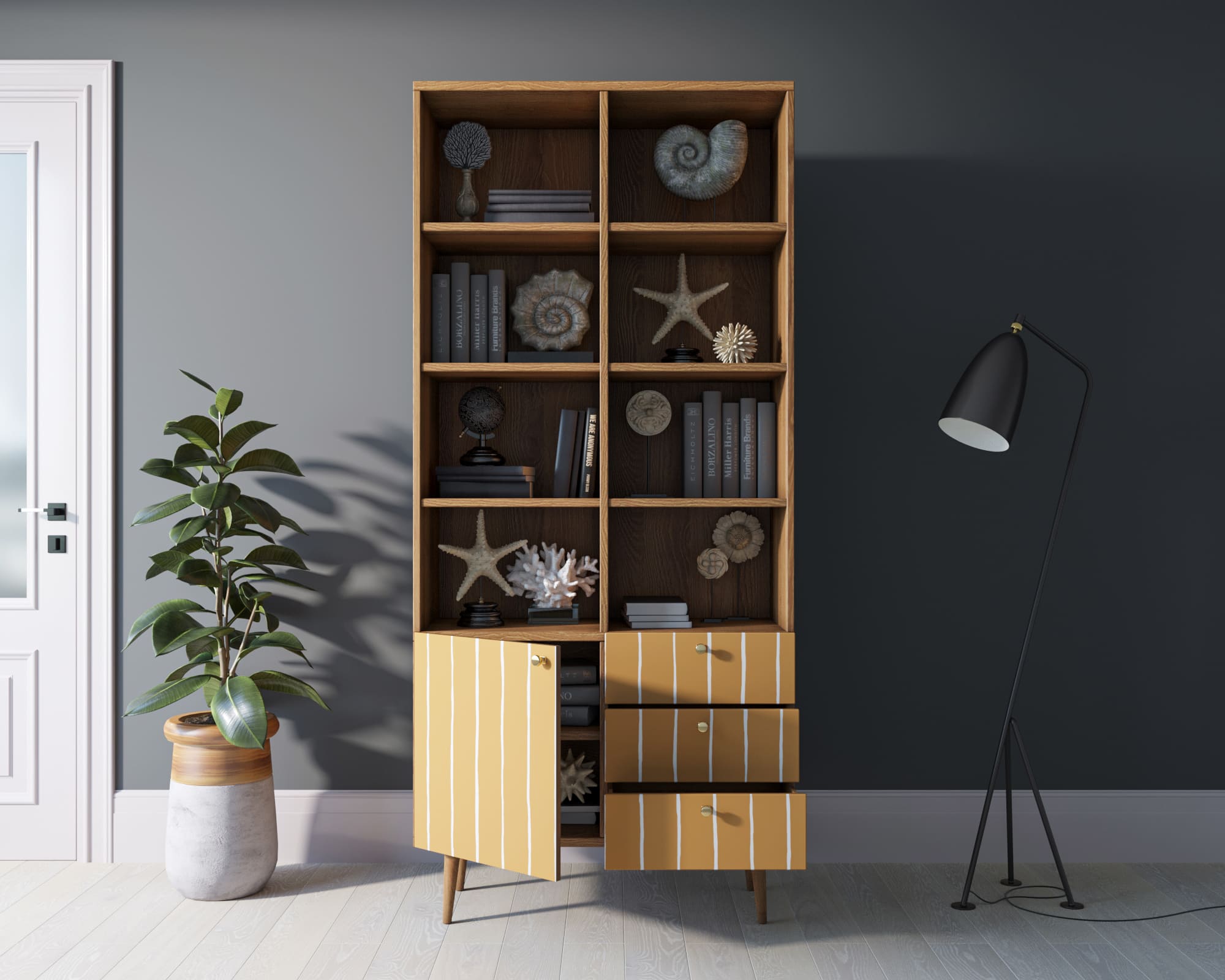 купить Стеллаж на комоде "Berber" принт 43 арт BB44/Print_43