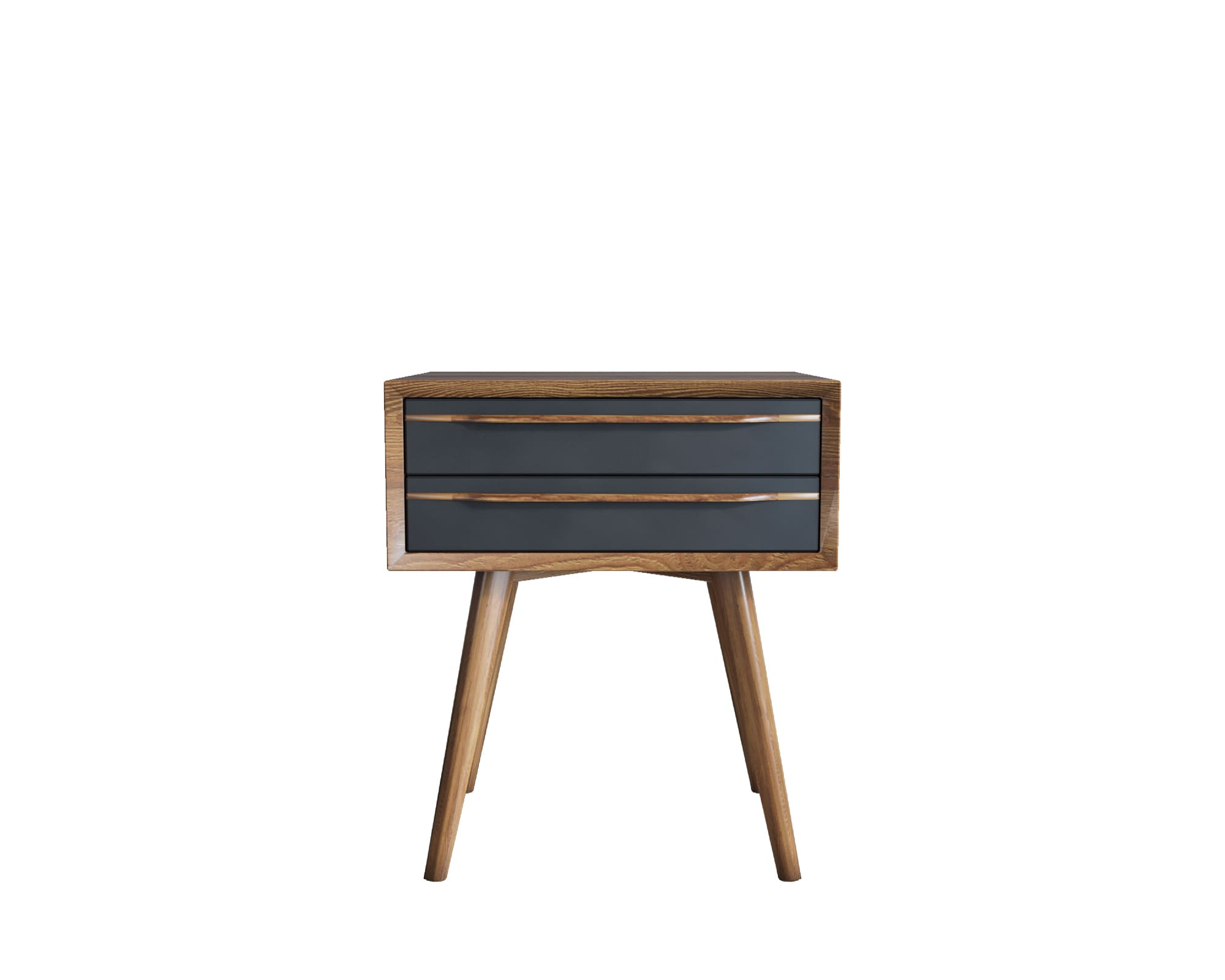 купить Тумба для прихожей "Bruni Black" с двумя ящиками