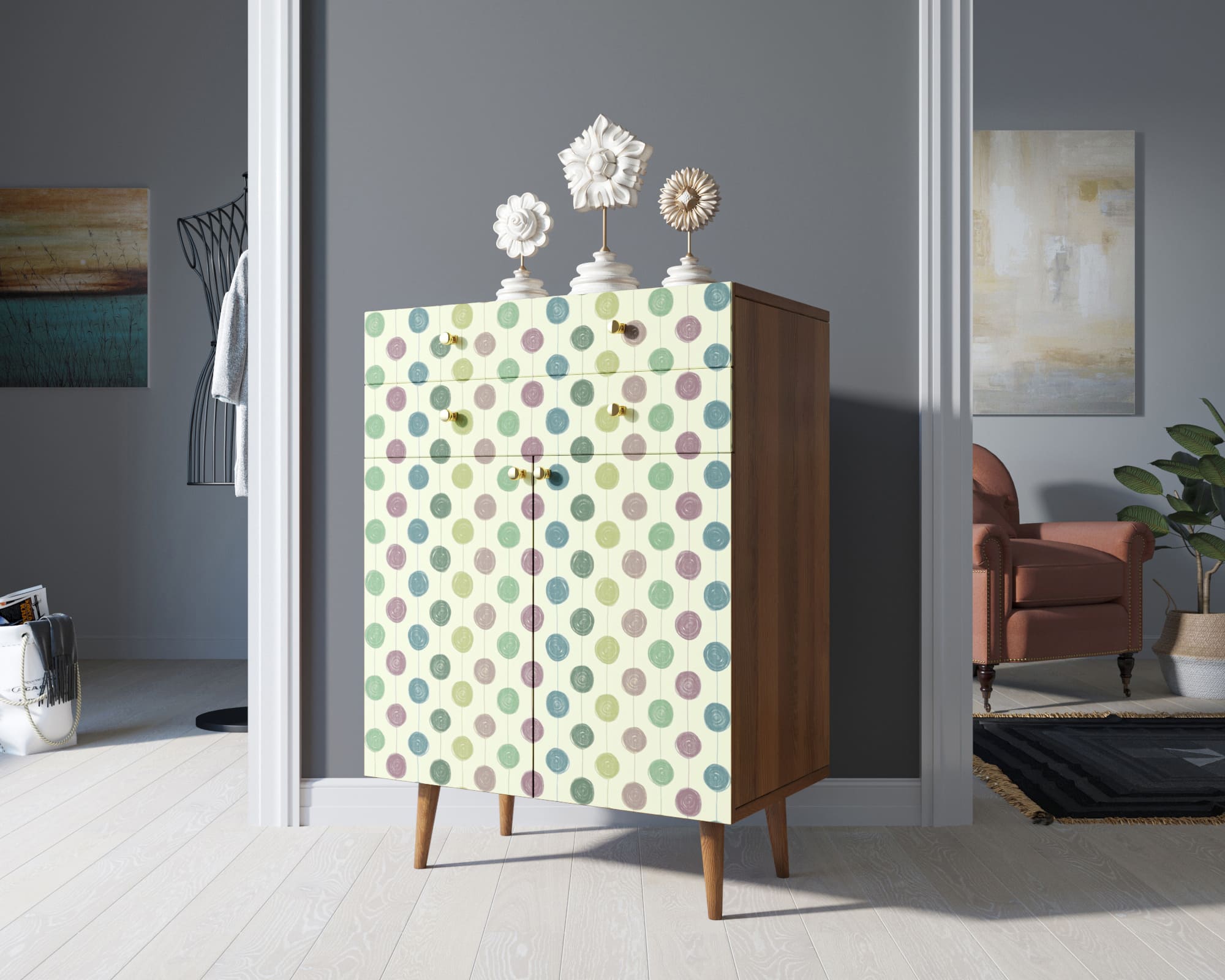 фото Комод "Berber" большой принт 24 арт BB12/Print_24