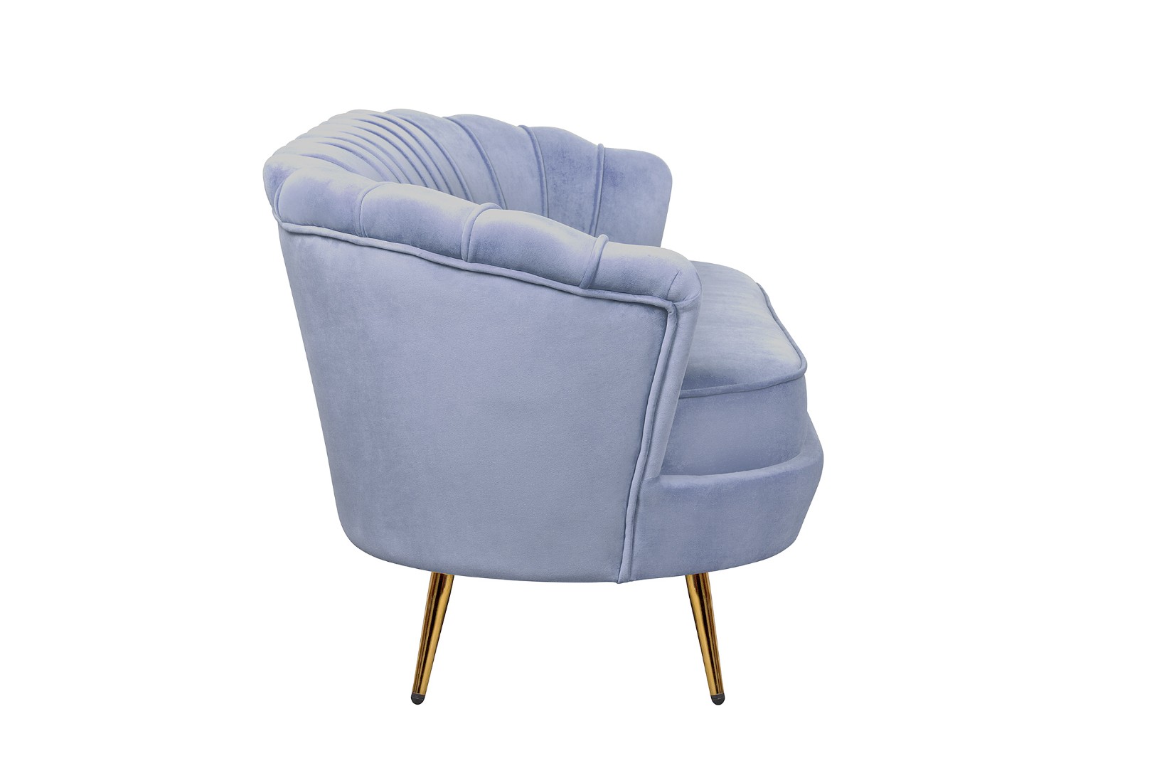 заказать Трехместный диван ракушка для гостиниц Pearl Triple Blue