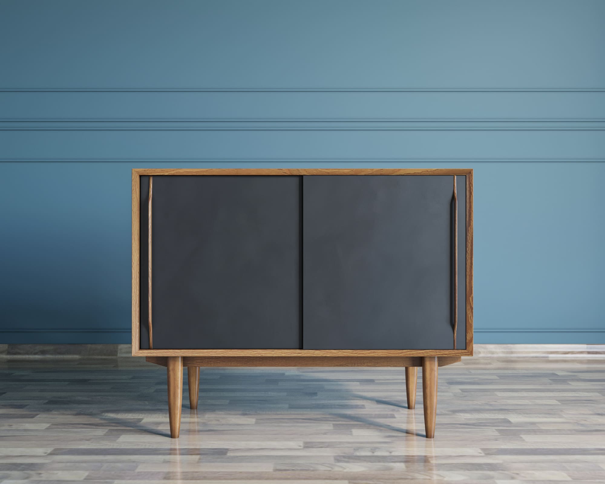 фото Комод "Bruni Black" две дверки арт BR25Black в Москве фото Комод "Bruni Black" две дверки арт BR25Black