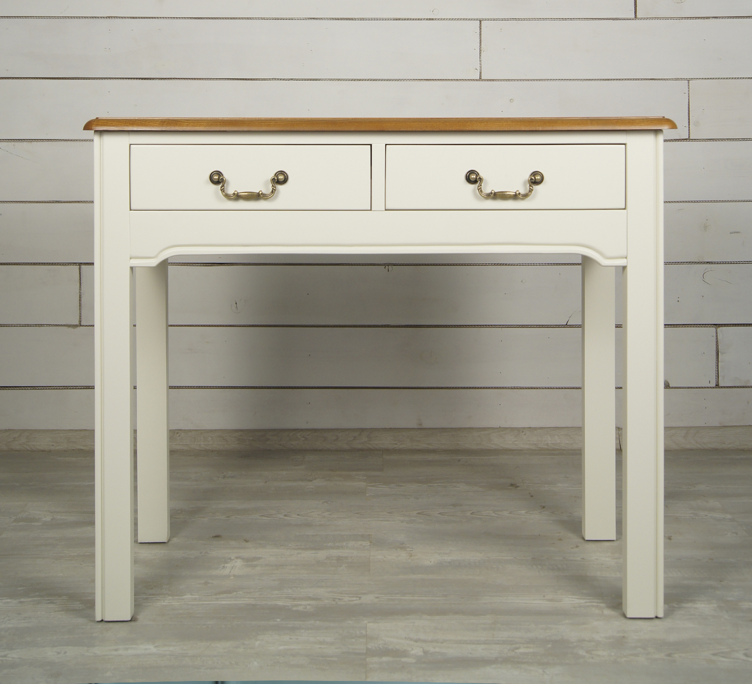 фото Бежевая консоль "Olivia" с 2 ящиками арт GA1006C